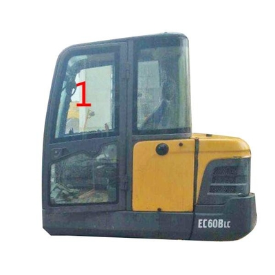 EC60 ভলভো উইন্ডশীল্ড গ্লাস বাম পাশের অবস্থান নং 1 নমন প্রতিরোধী