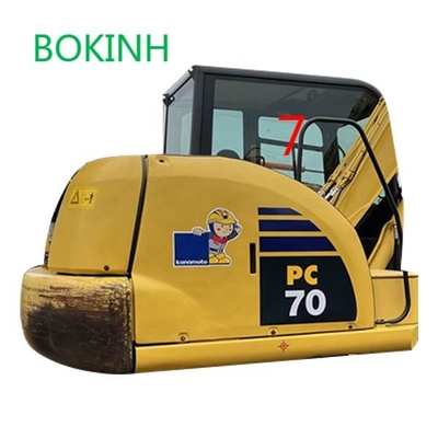 PC60-8 PC70-8 KOMATSU এক্সক্যাভেটর উইন্ডো প্রতিস্থাপন ডান পাশের অবস্থান নং 7 বড় গ্লাস