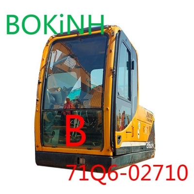 71Q6-02710 HYUNDAI এক্সকাভেটর ক্যাব টেম্পারড গ্লাস ফ্রন্ট লোয়ার পজিশন B উইন্ডশিল্ড