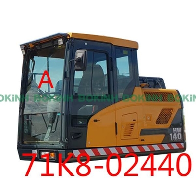 71K8-02440 HYUNDAI ফ্রন্ট গ্লাস উপরে অবস্থান একটি এক্সকাভেটর ক্যাব উইন্ডো টেম্পারড