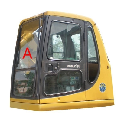 কোন গর্ত নেই KOMATSU ক্যাব গ্লাস এক্সক্যাভেটর ফ্রন্ট উইন্ডস্ক্রিন গ্লাস
