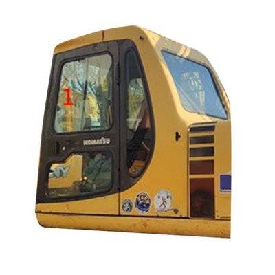 খননকারী KOMATSU ক্যাব গ্লাস বাম দিকের তির্যক অবস্থান নং 1