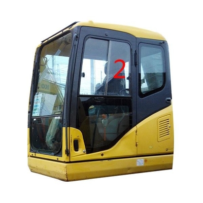 নমন প্রতিরোধী KOMATSU খননকারী ক্যাব গ্লাস বাম পাশের অবস্থান সোজা নং 2