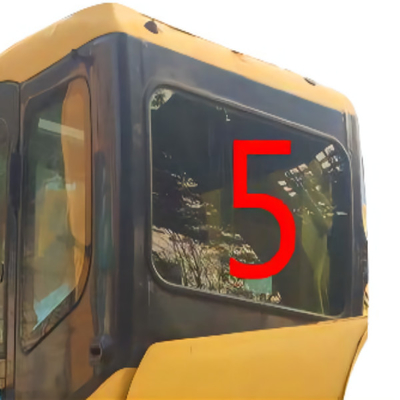 520 মিমি চওড়া KOMATSU ক্যাব গ্লাস এক্সক্যাভেটর কেবিন ব্যাক সাইড কার্ভড টেম্পারড গ্লাস
