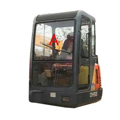 DAEWOO DH55 এক্সক্যাভেটর ক্যাব গ্লাস সামনের দিকের অবস্থান A 5 মিমি পুরু