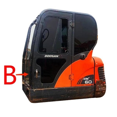 DX70 DH130 DH170 DOOSAN গ্লাস ফ্রন্ট ডাউন পজিশন B উইন্ডশিল্ড