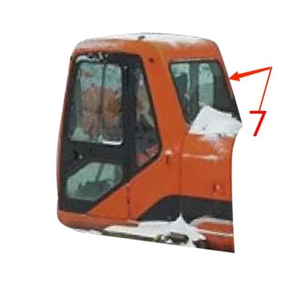 FCC DOOSAN ডিগার গ্লাস রিপ্লেসমেন্ট ডান পাশের উইন্ডশিল্ড উইন্ডো গ্লাস