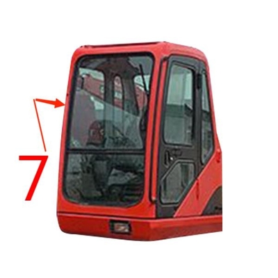 FCC DOOSAN ডিগার গ্লাস রিপ্লেসমেন্ট ডান পাশের উইন্ডশিল্ড উইন্ডো গ্লাস