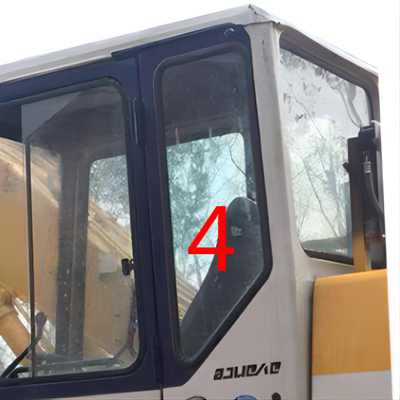 KOMATSU এক্সক্যাভেটর ক্যাব গ্লাস খননকারীদের জন্য বাম দরজার পিছনের দিকের অবস্থান নং 4
