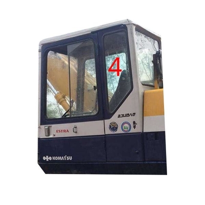 KOMATSU এক্সক্যাভেটর ক্যাব গ্লাস খননকারীদের জন্য বাম দরজার পিছনের দিকের অবস্থান নং 4