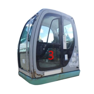 OEM KOBELCO এক্সকাভেটর গ্লাস বাম দরজার নিম্ন অবস্থান নং 3 সবুজ উইন্ডস্ক্রিন প্রতিস্থাপন