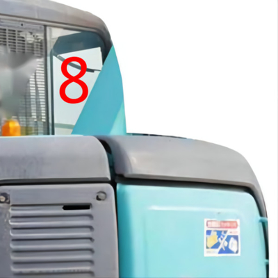 তাপমাত্রা প্রতিরোধী এক্সকাভেটর ক্যাব গ্লাস KOBELCO ডান পাশের অবস্থান নং 8