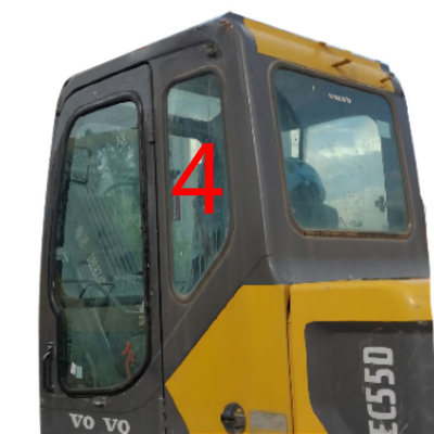 EW55C ভলভো উইন্ডশিল্ড উইন্ডো গ্লাস বাম দরজা পিছনের অবস্থান নং 4