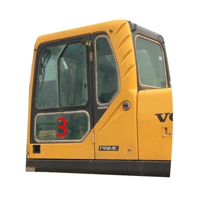 EC240B ভলভো উইন্ডশীল্ড গ্লাস এক্সক্যাভেটর কেবিন 5 মিমি টেম্পারড গ্লাস