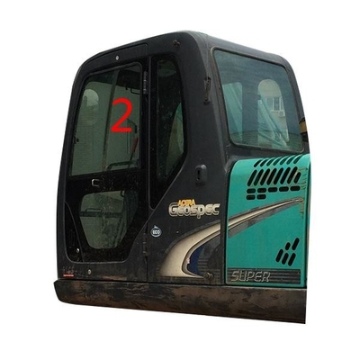 SK230-6 SK-6 SK-8 এক্সক্যাভেটর ডোর উইন্ডো প্রতিস্থাপন বাম স্ট্রেইট সাইড পজিশন নং 2 উইন্ডশিল্ড