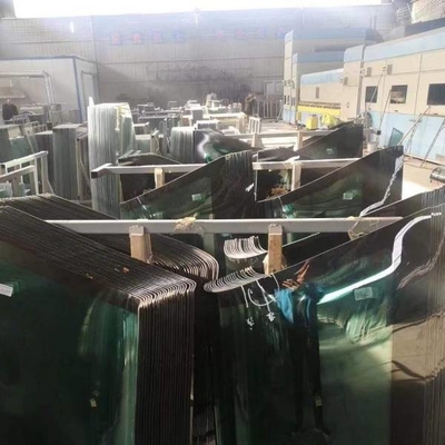 কাস্টম এক্সকাভেটর উইন্ডো গ্লাস ফ্রন্ট ডাউন পজিশন বি উইন্ডশিল্ড রিপ্লেসমেন্ট