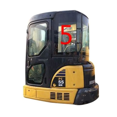 উইন্ডশীল্ড PC55MR PC55 KOMATSU এক্সকাভেটর উইন্ডো প্রতিস্থাপন RoHS পিছনের দিক নং 5