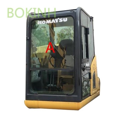 PC70-8 PC60-8 KOMATSU ক্যাব গ্লাস উইন্ডশীল্ড ফ্রন্ট টেম্পারড গ্লাস