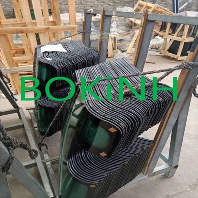 71MH-11510 HYUNDAI ফ্রন্ট গ্লাস এক্সক্যাভেটর ক্যাব উইন্ডো বাম পাশের উপরের অবস্থান নং 1 টেম্পারড