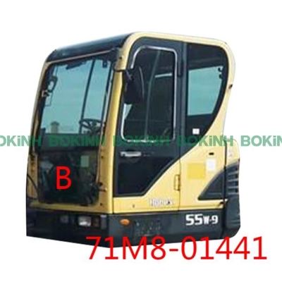 71M8-01441 HYUNDAI ফ্রন্ট গ্লাস লোয়ার পজিশন B এক্সক্যাভেটর ক্যাব উইন্ডো টেম্পারড
