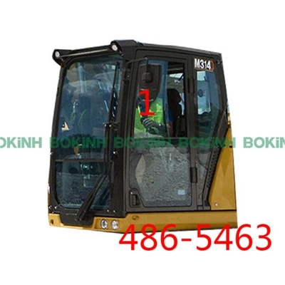 486-5463 CATERPILLAR Cab Glass Left Slant Side Position NO.1 টেম্পারড গ্লাস